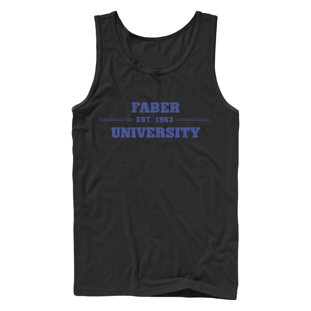 Animal House FaberUniversityEst1963 Young Men's Tank, Black