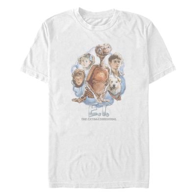 E.T. Young Men's ET Group Short Sleeve Tee White