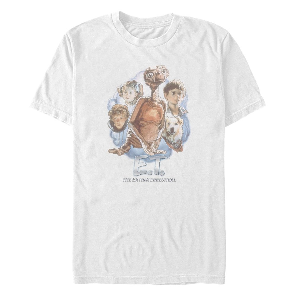 E.T. Young Men's ET Group Short Sleeve Tee White