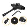 OSOLADY Skateboard Repair Kit of Wrench Screwdriver Longboard Screwdriver Tool Roller Skate Wrench for Skateboards view 3