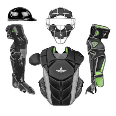 ALL STAR MVP-PRO Series Adult Catching Kit w/ Traditional Mask, NOCSAE