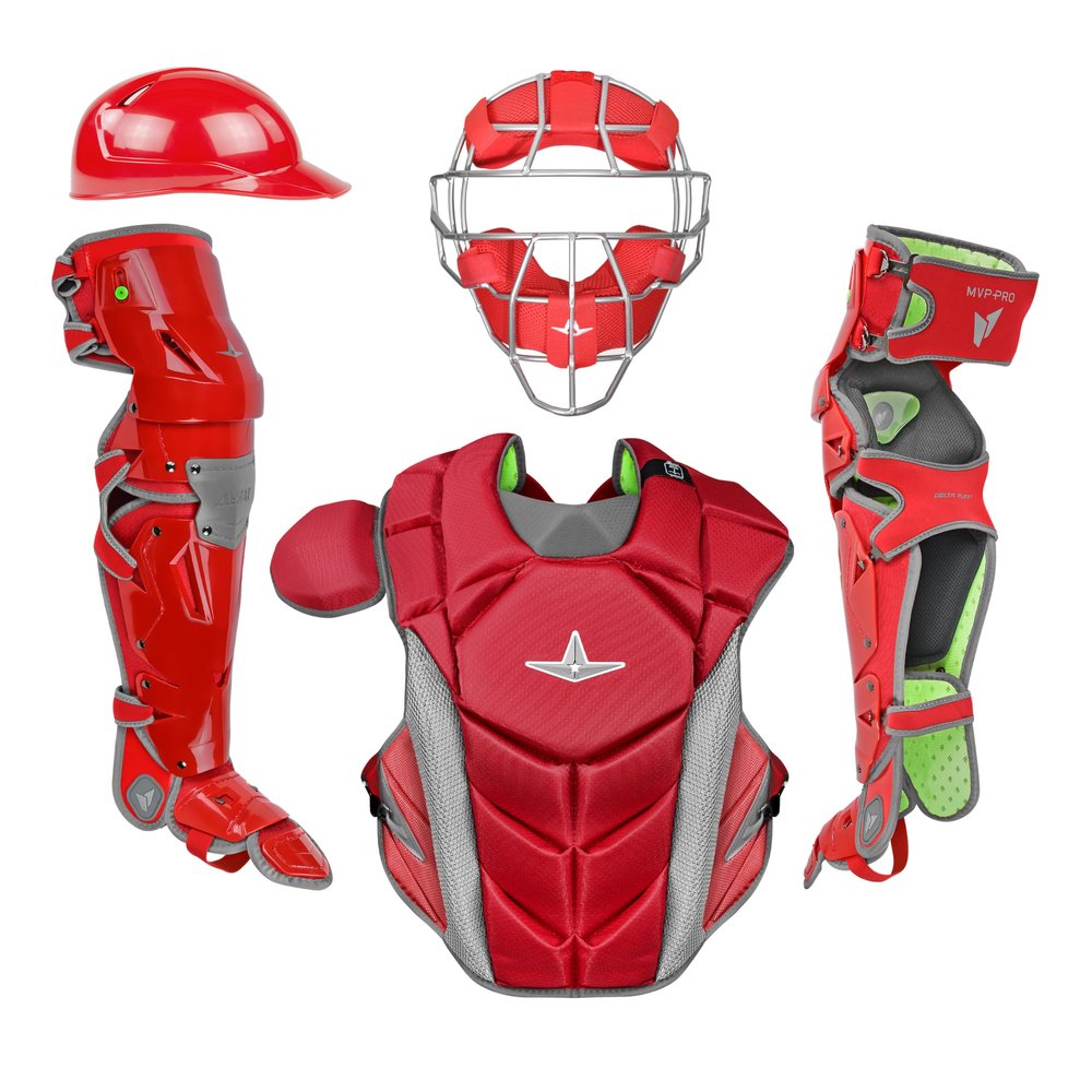 ALL STAR MVP-PRO Series Adult Catching Kit w/ Traditional Mask, NOCSAE
