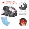 2 Pieces Scrub Caps Women Scrub Cap Men Surgical Cap for Nurse Flower Branch Multicoloured view 2
