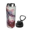 Abstract Marble Print Water Bottles Stainless Steel 18oz Heat Resistance Outdoors,Travel Cup Men Women view 2