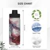 Abstract Marble Print Water Bottles Stainless Steel 18oz Heat Resistance Outdoors,Travel Cup Men Women view 4