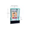 Single Graded Sports Card Glass Display Case | UV Protected Glass and Real Wood Moulding | Protects Graded Trading Cards view 2