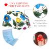 2 Pieces Scrub Caps Women Men's Scrub Cap Nurse Scrub Cap for The Surgeon Flowers Ethnic Style Multicoloured view 2