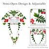 2 Pieces Scrub Caps Women Scrub Caps Women Ponytail Nursing Scrub Caps for Kitchen Fruit Berry Plant Multicoloured view 3