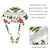2 Pieces Scrub Caps Women Scrub Caps Women Ponytail Nursing Scrub Caps for Kitchen Fruit Berry Plant Multicoloured view 4