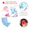 2 Pieces Scrub Caps Women Ponytail Scrub Cap Nursing Hats for Women for Home Branch Multicoloured view 2