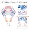 2 Pieces Scrub Caps Women Ponytail Scrub Cap Nursing Hats for Women for Home Branch Multicoloured view 3