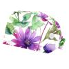 2 Pieces Scrub Caps Women Scrub Caps Surgical Cap for Home Flowers Garden Multicoloured view 1