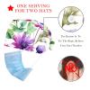 2 Pieces Scrub Caps Women Scrub Caps Surgical Cap for Home Flowers Garden Multicoloured view 2