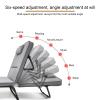 GBPLDMAQ Camping Cot Bed and Chair Integrated, Cots for Camping Five Adjustable Levels, Camping Cots Bring a Blanket Without Taking up Space(Black) view 4