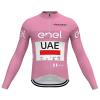 2024 Spring Autumn Sunsreen Thin Pro Team UAE ITALIA TOUR Championship Long Sleeve Cycling Jersey For Men,Breathable Road Bike Shirt Quick Dry Bicycle Clothing (2XL) view 1