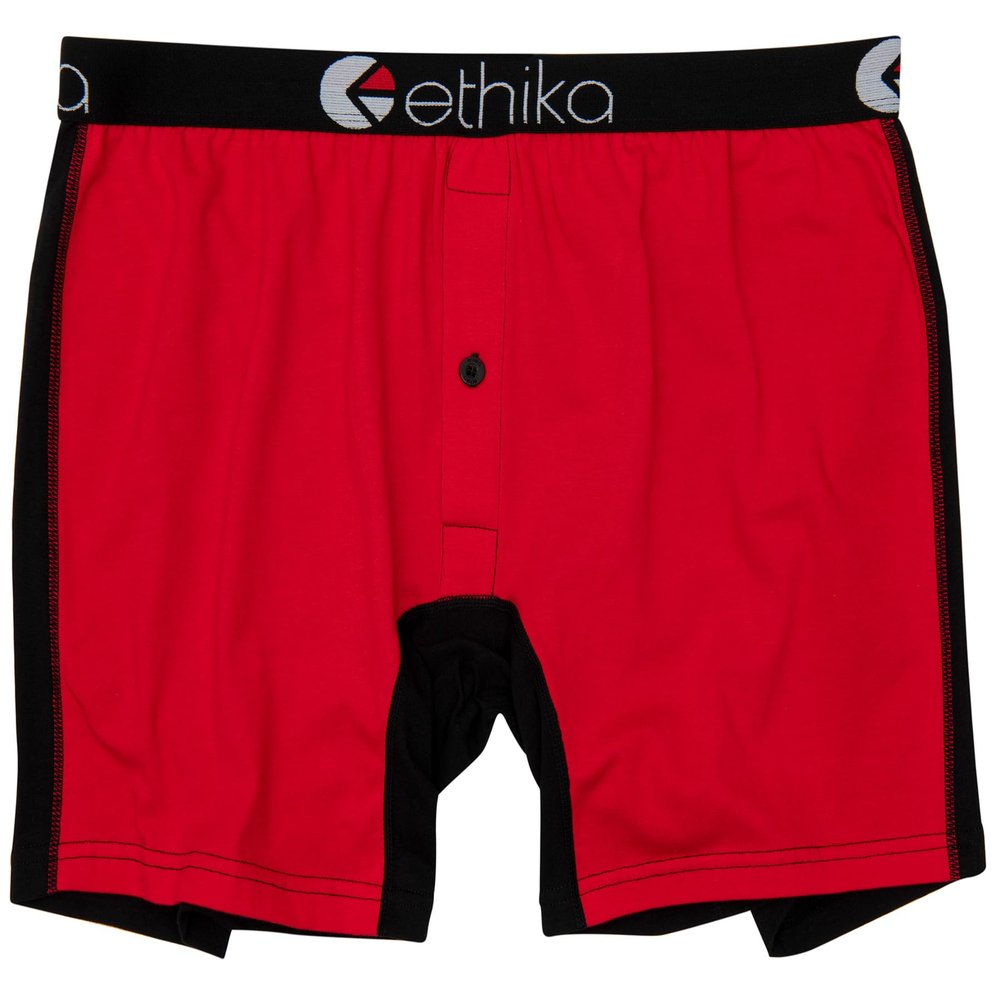 Ethika Men's Alternate Boxer Brief, Performance Design (E - Life, XXXL) - Black OG - Contrast (RDB, XL)
