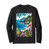 Aeolian Islands Italy Minimalist Long Sleeve T-Shirt view 1