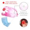 2 Pieces Scrub Caps Women Scrub Caps Women Ponytail Nurse Scrub Cap for Beauty Salon Spring Blossom Multicoloured view 2