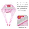 2 Pieces Scrub Caps Women Scrub Caps Women Ponytail Nurse Scrub Cap for Beauty Salon Spring Blossom Multicoloured view 4