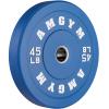 AMGYM Olympic Weight Plates Set, Colored Bumper Plates with 2 inch Barbell Sleeves, Rubber Bumpers, 45LB*1 view 1