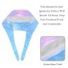 2 Pieces Scrub Caps Women Chef Hat Nursing Scrub Caps for Nurse Blur Abstract Multicoloured view 4
