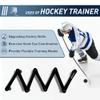 GIRISHIP Hockey Training Equipment, Adjustable Hockey Stick Handling Trainer for Puck Control and Coordination, Portable Stickhandling Training Tool, 7-Section view 4