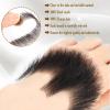 Fake Beard Realistic Beard 100% Human Hair Fake Face Beard Realistic Full Hand Tied Costume Facial Hair for ManAdults Lace Invisible Fake Mustache for Halloween Drama Party Movie Makeup(Black) view 3