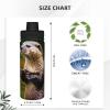 Animal Cute Brown Otters Print Water Bottles Stainless Steel 18oz Heat Resistance Outdoors,Travel Cup Men Women view 4
