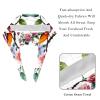 2 Pieces Scrub Caps Women Men's Scrub Cap Nurse Scrub Cap for The Surgeon Tropical Floral Flowers Multicoloured view 4