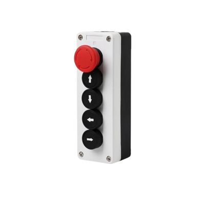 BUDAY Emergency Stop Five Reset Button 5P Five Positions Waterproof Box Industrial Control Power NO NC