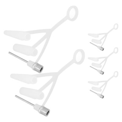 BRIGHTFUFU 5pcs Multi-Function Air Pump Needles Metal Inflation Needles for Basketball Soccer Volleyball Portable Lightweight Air Pump Accessories