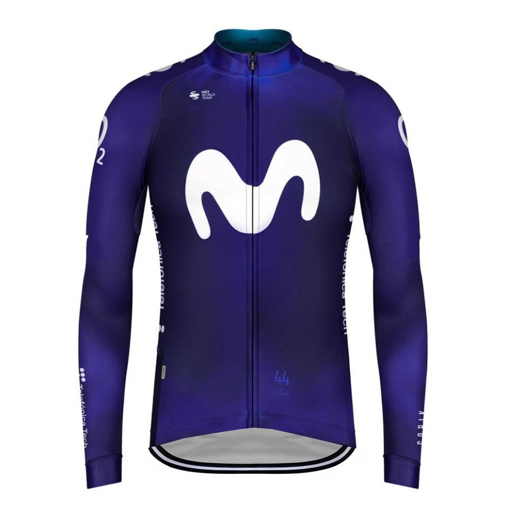 2023 Winter Thermal Fleece Warmer Pro Team M Long Sleeve Cycling Jersey For Men,Quick-Dry Road Bike Jacket Bicycle Clothing (M)