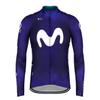2023 Winter Thermal Fleece Warmer Pro Team M Long Sleeve Cycling Jersey For Men,Quick-Dry Road Bike Jacket Bicycle Clothing (M) view 1