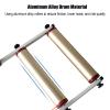 SUZEPER Bike Rollers, Adjustable Bike Trainer Stand, Foldable Indoor Cycling Rack Mountain Bicycle Roller with Resistance for MTB Road Bike Exercise(132x50x10.1cm(52x20x4inch), Black) view 4