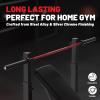 PAPABABE Olympic Barbell  7ft 45LB Cerakote Power Bar, 1500LB Capacity, 2 inch Olympic Sleeves for Heavy-Duty Lifts & Competition Prep view 3