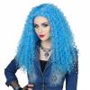 Aicos Long Blue Cosplay Wig for Women Blue Curly Wig for Halloween Costume Party view 1