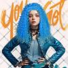 Aicos Long Blue Cosplay Wig for Women Blue Curly Wig for Halloween Costume Party view 4