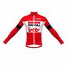 Spring Autumn Sunsreen Thin Pro Team LOTTO SOUDAL Long Sleeve Cycling Jersey For Men,Breathable Road Bike Shirt Quick Dry Bicycle Clothing (4XL) view 1