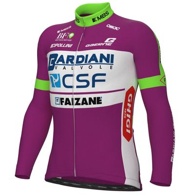 Spring Autumn Sunsreen Thin Pro Team BARDIANI CSF Long Sleeve Cycling Jersey For Men,Breathable Road Bike Shirt Quick Dry Bicycle Clothing (4XL)