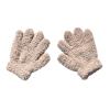 1pair Winter Children Fleece Gloves Kids Windproof Full Finger Gloves With Elastic Cuffs Skiing Cycling Mitten view 1