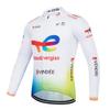 Spring Autumn Sunsreen Thin Pro Team Totalenergies Long Sleeve Cycling Jersey For Men,Breathable Road Bike Shirt Quick Dry Bicycle Clothing (2XL) view 1