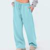 Lastesso Wide Leg Sweatpants Sweatpants for Women Fashion Wide Leg Lounge Sweatpant Baggy Drawstring Low Rise Lounge Workout Jogger with Pockets Sales Today Clearance view 2
