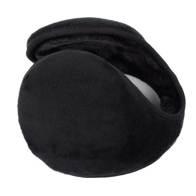 Adrosstoller Unisex Warm & Lightweight Behind-the-head Ear Warmers - Modern Earmuffs for Outdoor Enthusiasts, Commuters, and Everyday Users - Black