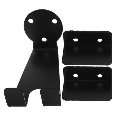 Happyyami 1set Bicycle Wall Mount Hanger Heavy Duty Bike Storage Rack for Road Mountain Bikes Easy to Install Space-Saving for Garage and Indoor Use