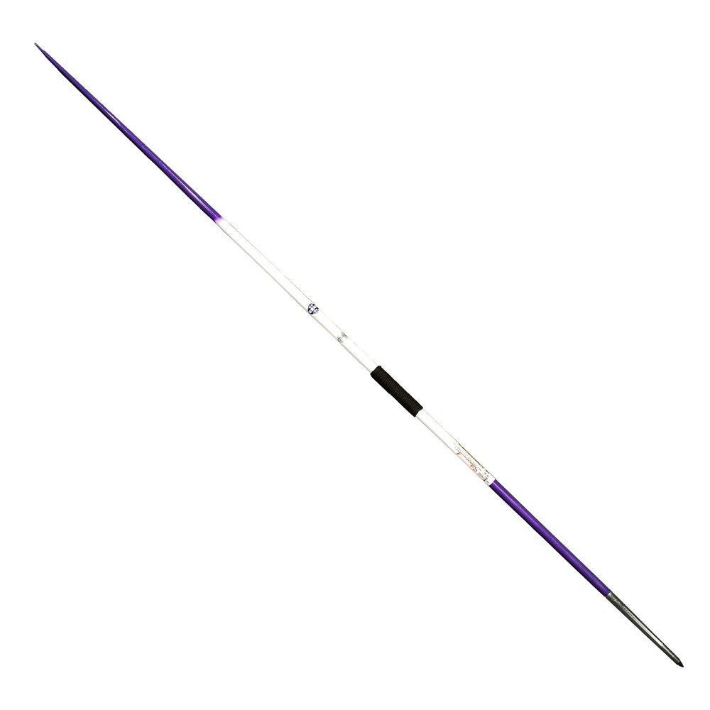 Silver Arrow 700g Track & Field 2025 New WA Rules Javelin, Men Competition Athletic Javelins Stick (Purple White)