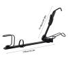 Giciashop Bike Rack for Car, Foldable Bike Roof Rack Adjustable Length (29-38 inches) Roof Bike Rack with Anti-Theft Lock for Cars, SUVs, MPVs, Fits 1 Bike view 2