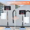 Skytime Basketball Hoop,Height Adjustable Basketball Goal System with 44 inch Backboard,Portable Pool Basketball Hoop Outdoor/Indoor for Children/Adults view 4