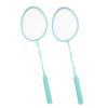 Badminton Racquet Set, 2 Player Badminton Set High Value Sponge Handle Lightweight with 1 Carry Bag 3 Shuttlecocks Portable Racket (Mint Green view 1