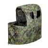 AUSCAMOTEK See-Through Hunting Ground Blind with Built-in Chair for Deer Hunting - 1 Person Pop-Up Camouflage Tent view 3