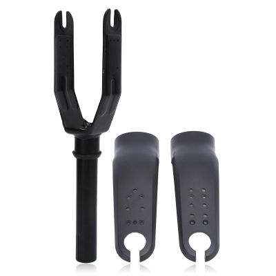 equlup Scooter Fork, 172x33.5mm/6.8x1.3in Front Fork Replacement with Plastic Cover Aluminum Alloy Electric Scoter Parts Accessory for M365 M365PRO (Grey)